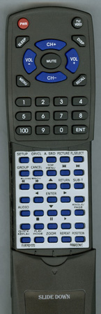 PANASONIC EUR7621070 replacement Redi Remote