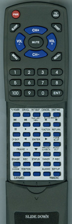 PANASONIC EUR7624KG0 EUR7624KG0 replacement Redi Remote