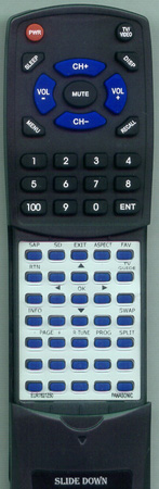 PANASONIC EUR7627Z50 replacement Redi Remote