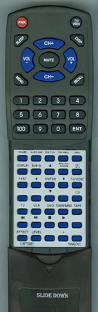 PANASONIC EUR7702KE0 EUR7702KE0 replacement Redi Remote