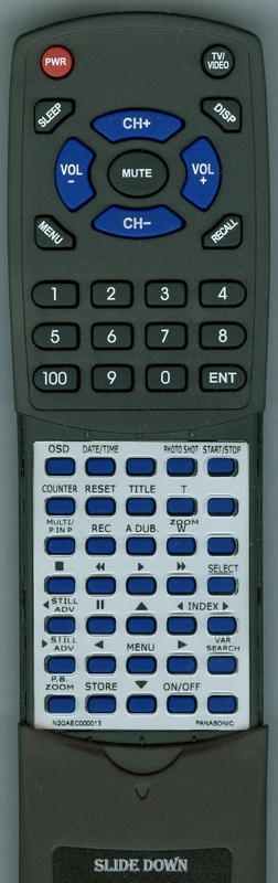 PANASONIC N2QAEC000013 replacement Redi Remote