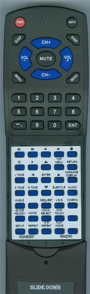 PANASONIC N2QAJB000007 replacement Redi Remote