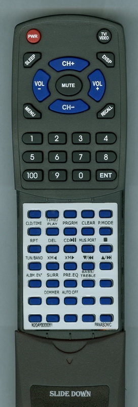 PANASONIC N2QAYB000051 replacement Redi Remote