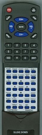 PANASONIC N2QAYB000550 replacement Redi Remote