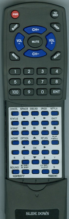 PANASONIC N2QAYB000727 replacement Redi Remote