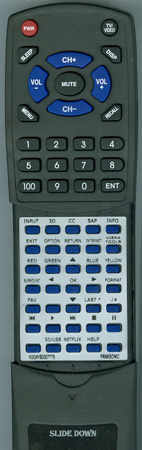 PANASONIC N2QAYB000777S replacement Redi Remote