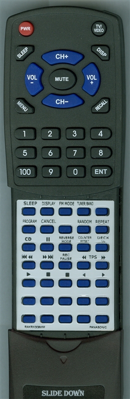 PANASONIC RAK-RX309WM replacement Redi Remote