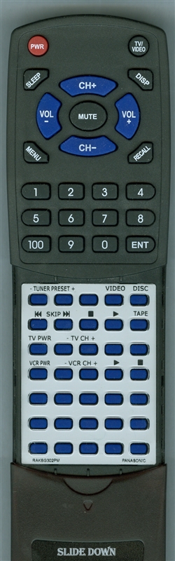 PANASONIC RAK-SG302PM replacement Redi Remote