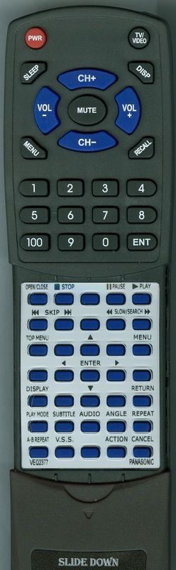 PANASONIC VEQ2377 replacement Redi Remote