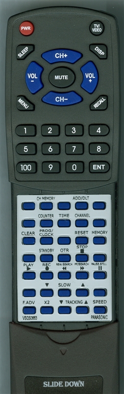 PANASONIC VSQS0663 replacement Redi Remote