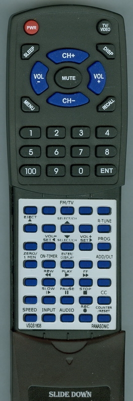PANASONIC VSQS1608 VSQS1608 replacement  Redi Remote
