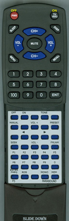 PARASOUND P3 replacement Redi Remote