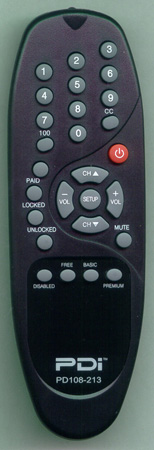 PDI PD108-213 Genuine OEM original Remote