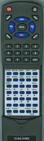 PHILIPS NB549UD NB549 replacement Redi Remote