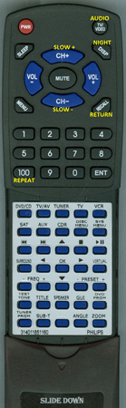 PHILIPS 314011851160 314011851161 replacement Redi Remote
