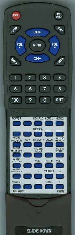 PHILIPS 996510058017 replacement Redi Remote