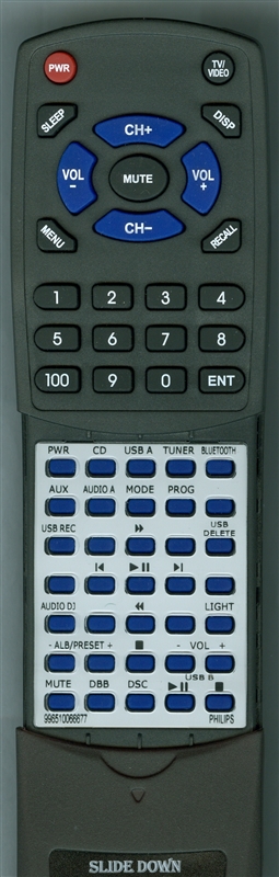 PHILIPS 996510066677 replacement Redi Remote