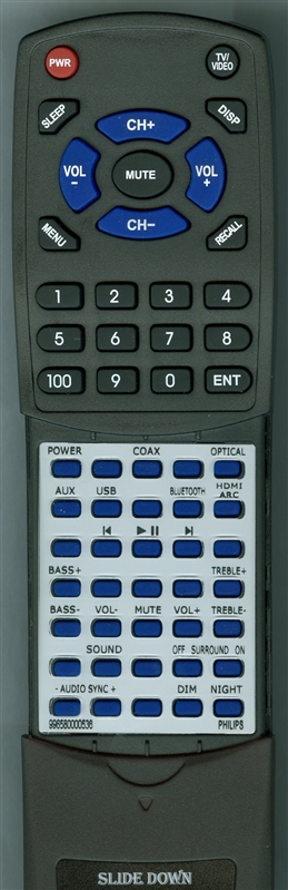 PHILIPS 996580000536 replacement Redi Remote