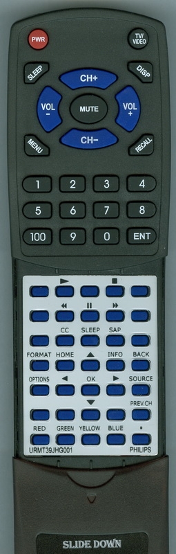 PHILIPS URMT39JHG001 replacement Redi Remote