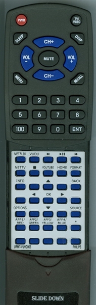 PHILIPS URMT41JHG003 replacement Redi Remote