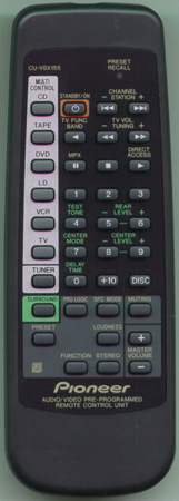 PIONEER 18201080001S CUVSX155 Genuine  OEM original Remote