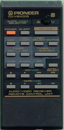 PIONEER AXD1019 CUVSX003 Genuine  OEM original Remote