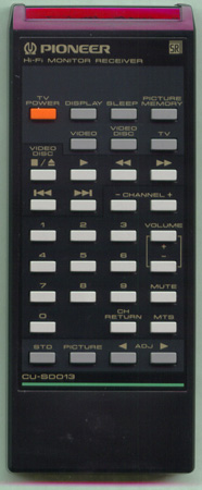 PIONEER AXD1057 CUSD013 Genuine OEM original Remote