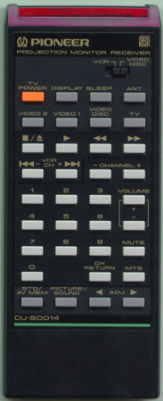 PIONEER AXD1074 CUSD014 Genuine  OEM original Remote