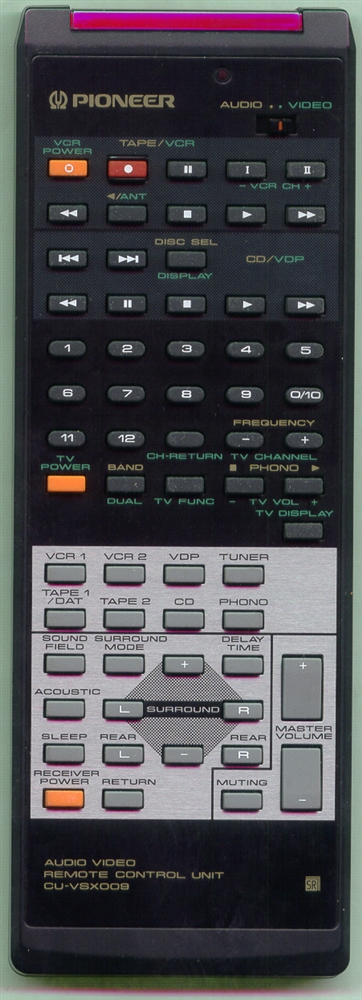 PIONEER AXD1105 CUVSX009 Refurbished Genuine OEM Original Remote