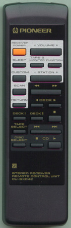 PIONEER AXD1259 CUSX042 Genuine  OEM original Remote