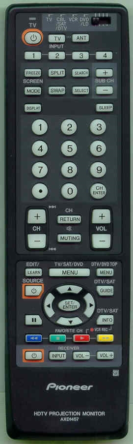 PIONEER AXD1457 Refurbished Genuine OEM Original Remote