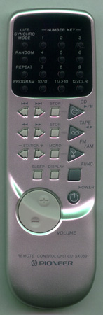 PIONEER AXD7028 CUSX089 Genuine OEM original Remote