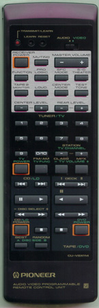 PIONEER AXD7116 CUVSX114 Genuine  OEM original Remote