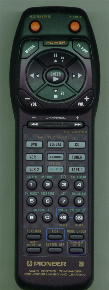 PIONEER AXD7122 CUVSX122 Refurbished Genuine OEM Original Remote