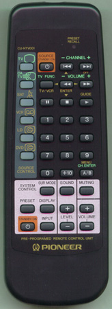 PIONEER AXD7157 CUHTV001 Genuine  OEM original Remote