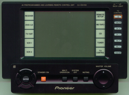 PIONEER AXD7216 CUVSX158 Genuine  OEM original Remote
