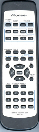PIONEER AXD7241 AXD7241 Genuine OEM original Remote