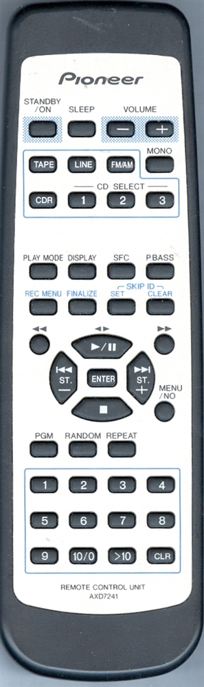 PIONEER AXD7241 AXD7241 Refurbished Genuine OEM Original Remote
