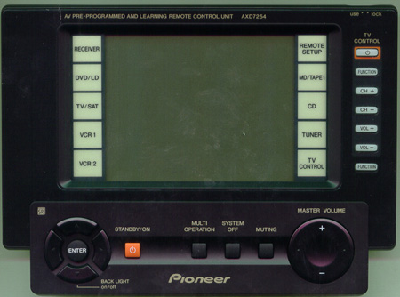 PIONEER AXD7254 AXD7254 Genuine  OEM original Remote