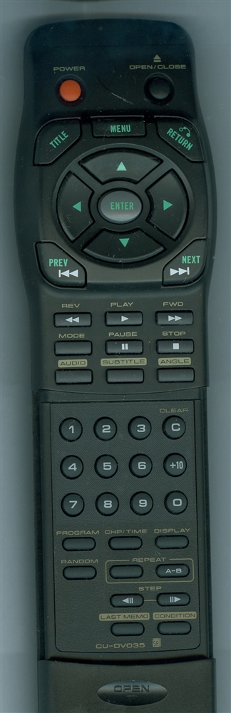 PIONEER CU-DV035 CUDV035 Refurbished Genuine OEM Original Remote