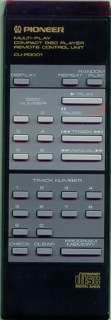 PIONEER PWW1001 CUPD001 Genuine  OEM original Remote