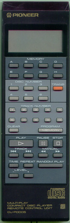 PIONEER PWW1004 CU-PD005 Genuine OEM original Remote