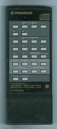 PIONEER PWW1005 CU-PD006 Genuine  OEM original Remote