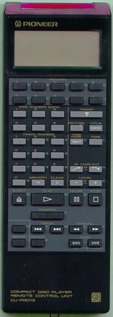 PIONEER PWW1015 CUPD013 Genuine  OEM original Remote