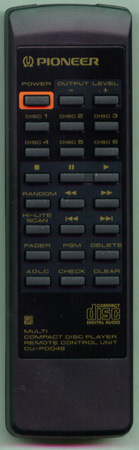 PIONEER PWW1068 CU-PD048 Genuine OEM original Remote