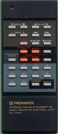 PIONEER RPX-003 CUT001 Genuine  OEM original Remote