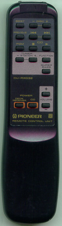 PIONEER RPX1108 CURX032 Genuine  OEM original Remote