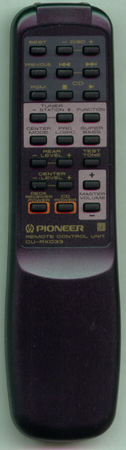 PIONEER RPX1109 CURX033 Genuine  OEM original Remote