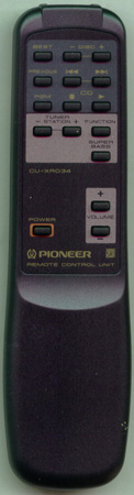 PIONEER RPX1120 CUXR034 Genuine OEM original Remote