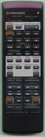 PIONEER RPX1124 CUAV015 Genuine  OEM original Remote